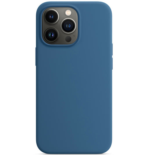 iPhone Hülle - Hart Silikon Case - Mittelblau