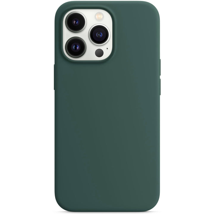 iPhone Hülle - Hart Silikon Case - Nachtgrün