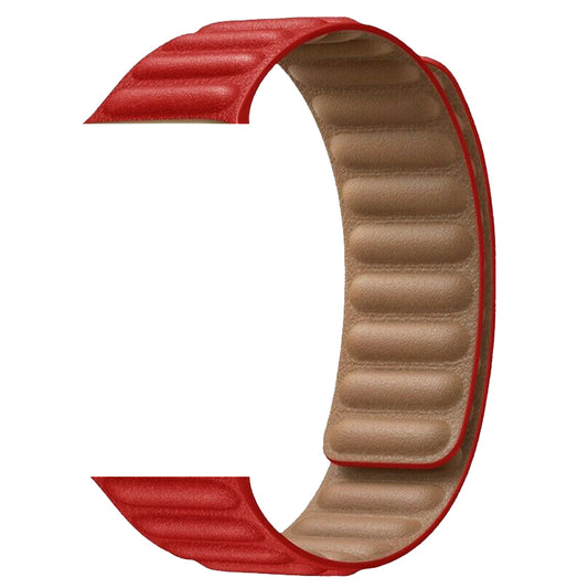 Apple Watch - Kunstleder Magnet Armband - Rot