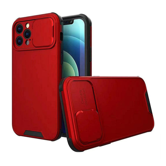 iPhone Hülle - Outdoor Kameraschutz Case - Rot