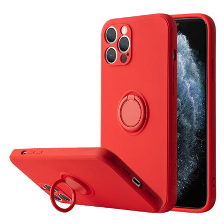 iPhone - Premium Ring Case - Rot