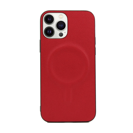 iPhone - Magsafe Leder Case - Rot