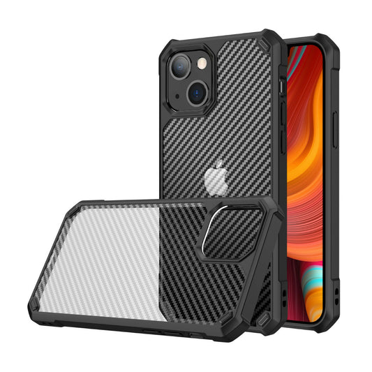 iPhone - Carbon Shock Proof Case - Schwarz