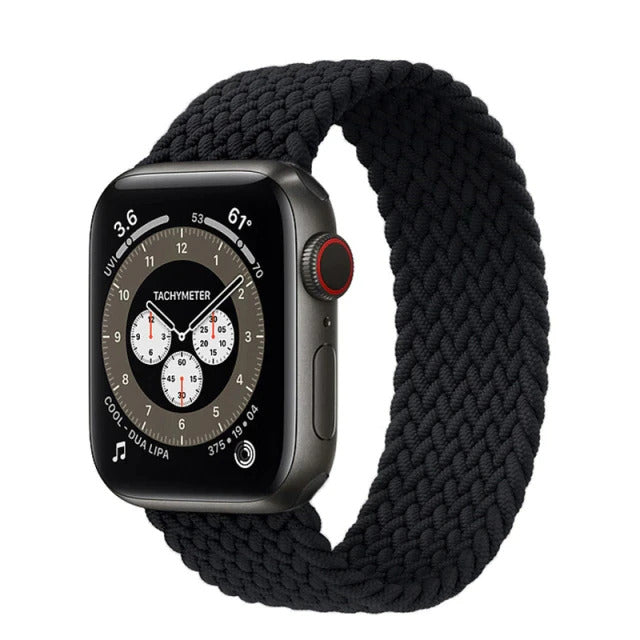 Apple Watch - Geflochten Loop Armband - Schwarz