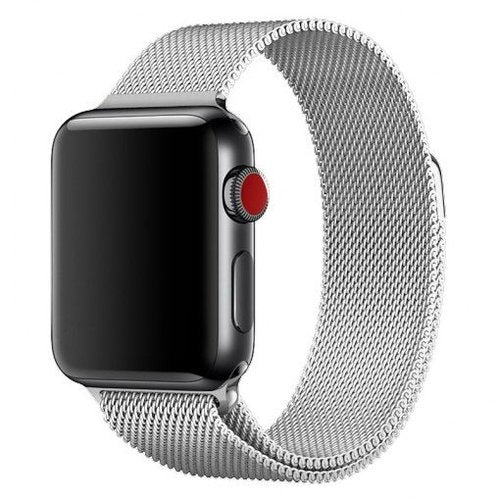 Apple Watch - Edelstahl Mesh Armband - Silber