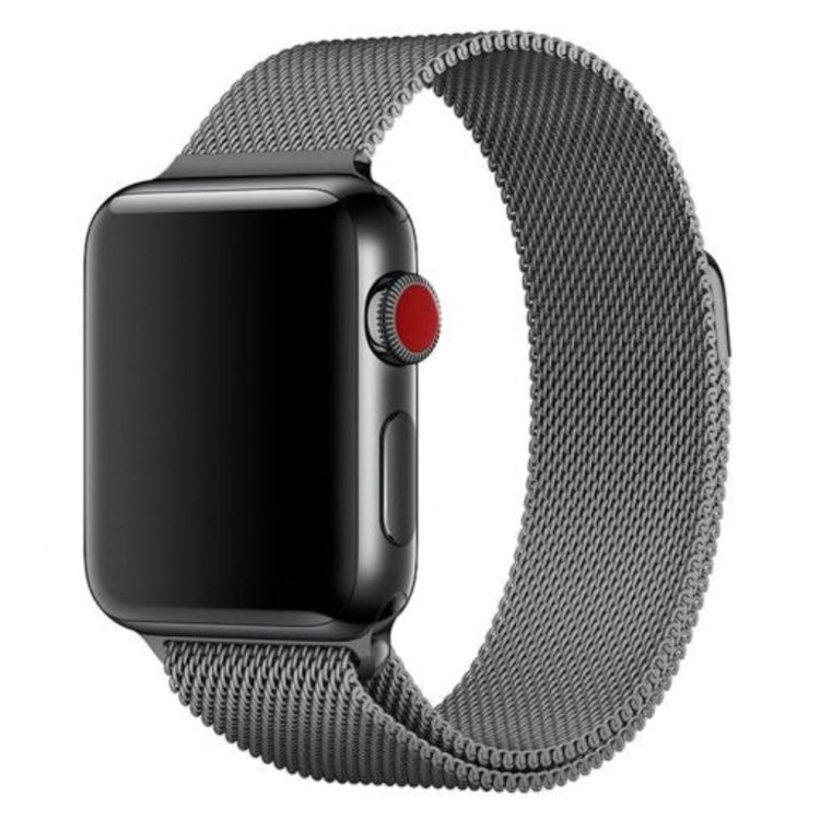 Apple Watch - Edelstahl Mesh Armband - Dunkelgrau