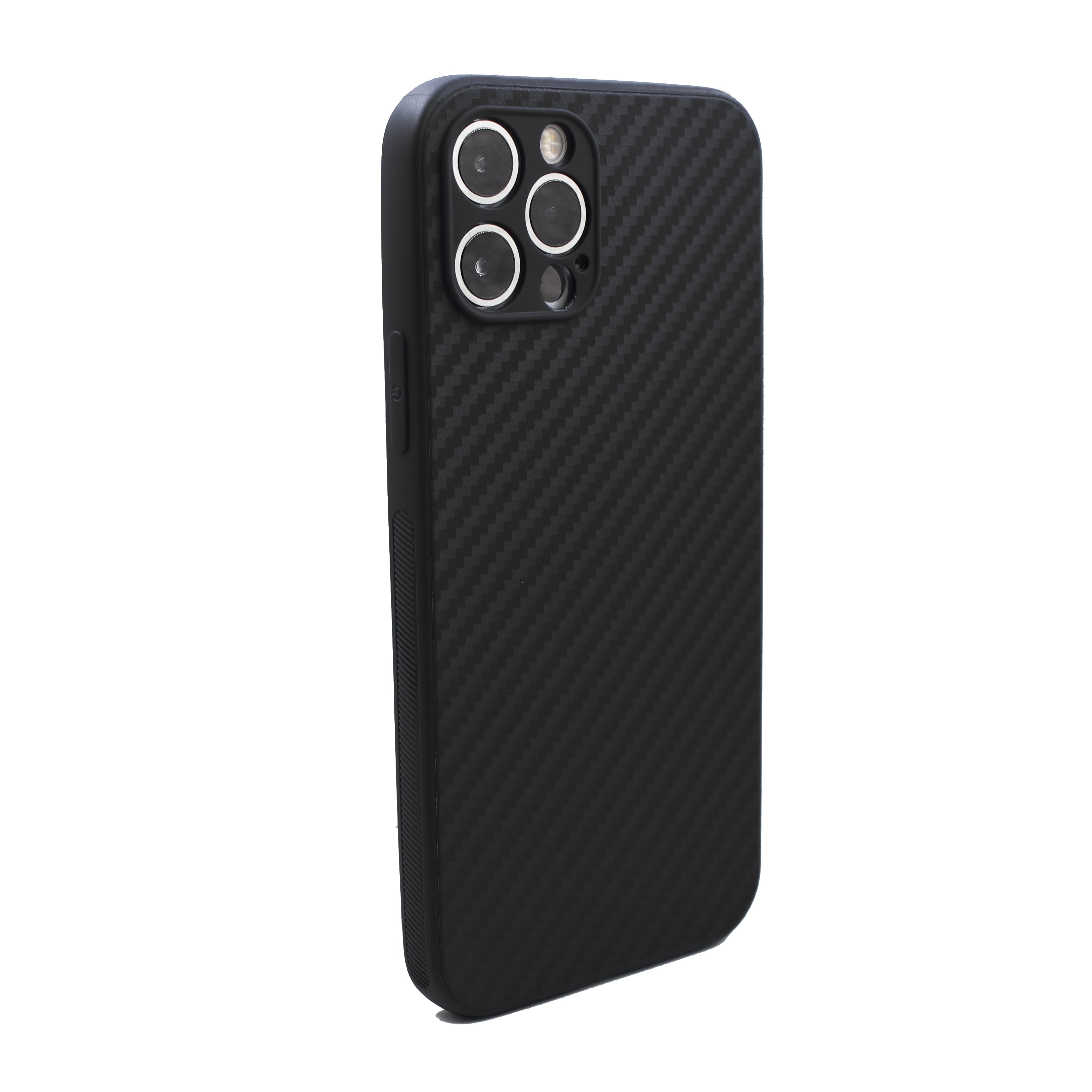 iPhone Hülle - Slim Carbon Case - Schwarz