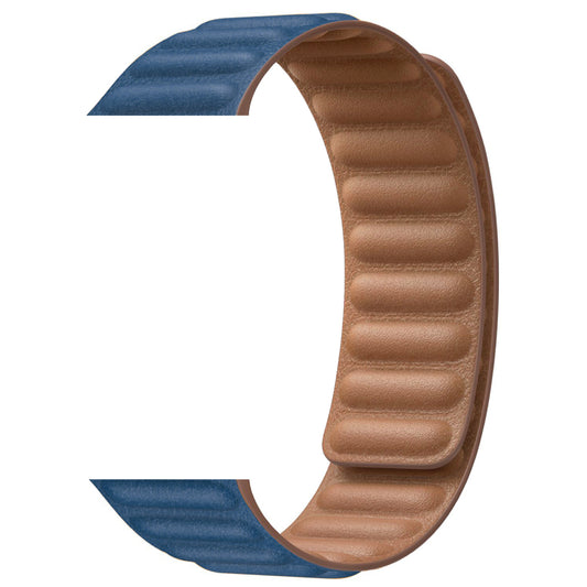 Apple Watch - Kunstleder Magnet Armband - Blau