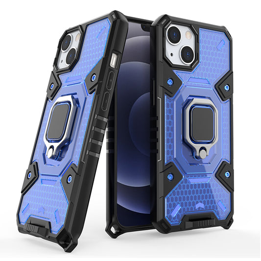 iPhone Hülle - Hybrid Case - Blau