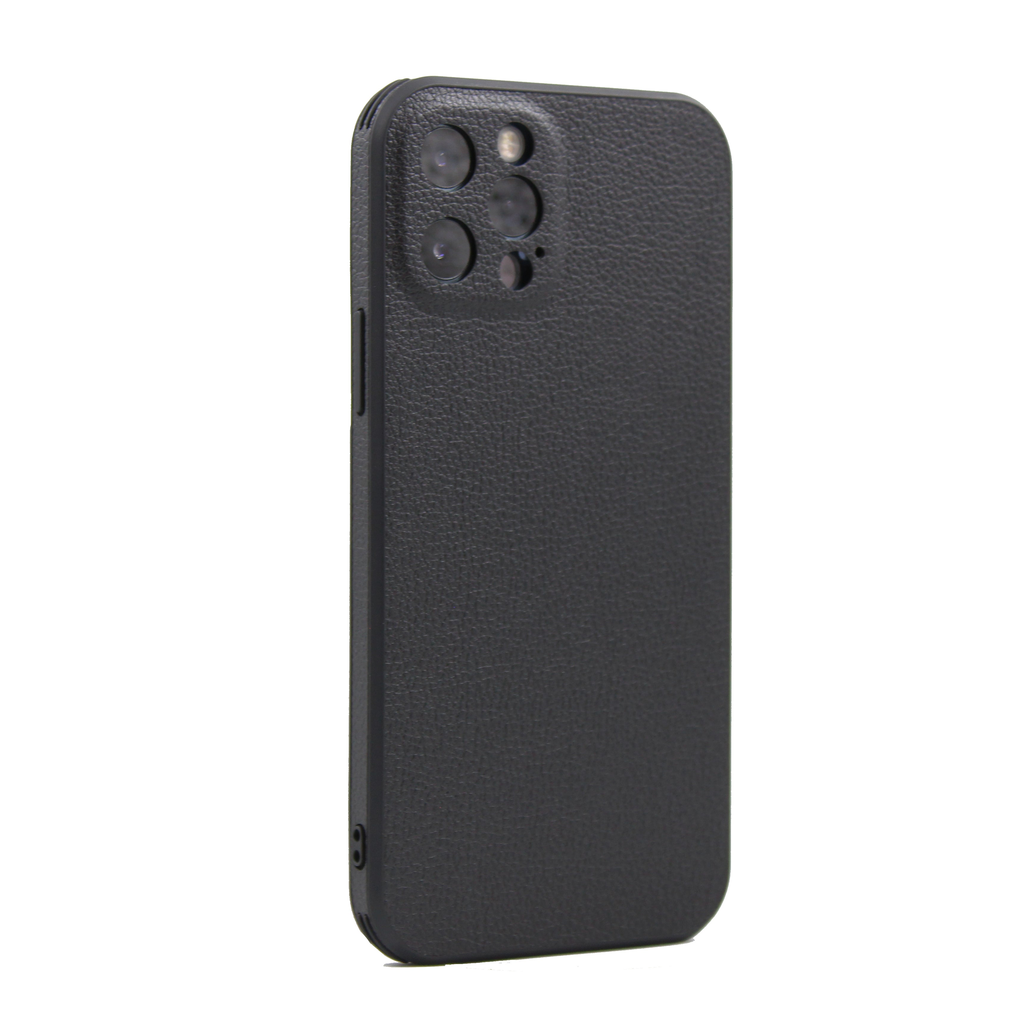 iPhone Hülle - Hirsch Kunstleder Case - Schwarz