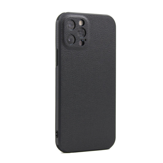iPhone Hülle - Hirsch Kunstleder Case - Schwarz
