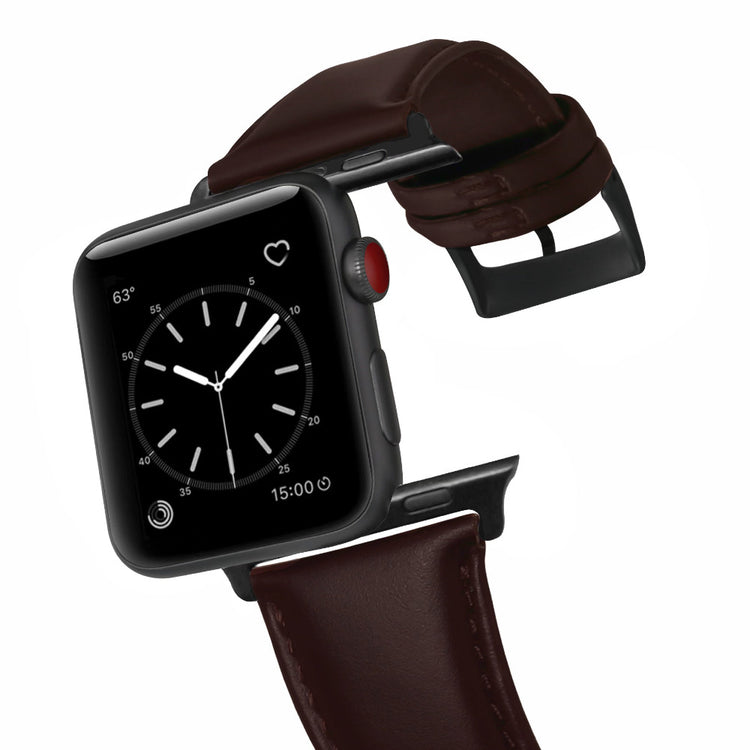 Apple Watch - Echt Leder Armband - Dunkelbraun