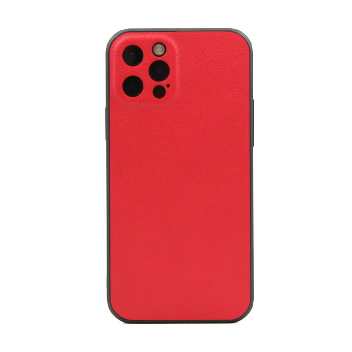 iPhone Hülle - Hirsch Kunstleder Case - Rot