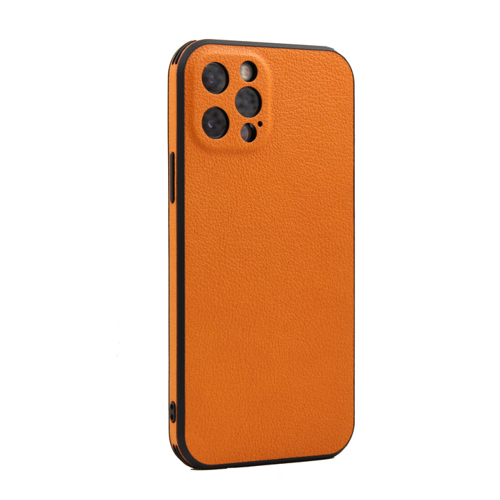 iPhone Hülle - Hirsch Kunstleder Case - Orange