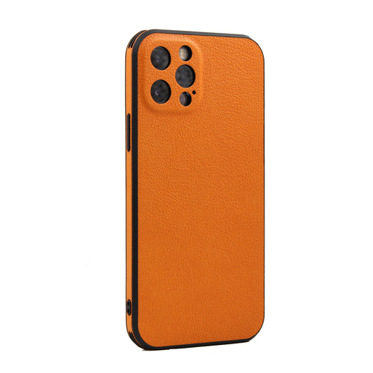 iPhone Hülle - Hirsch Kunstleder Case - Orange