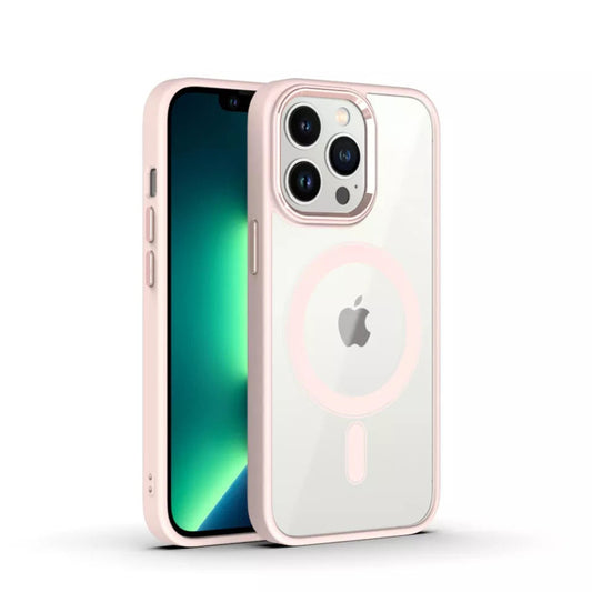 iPhone Hülle - MagSafe Hybrid Clear Case - Rosa