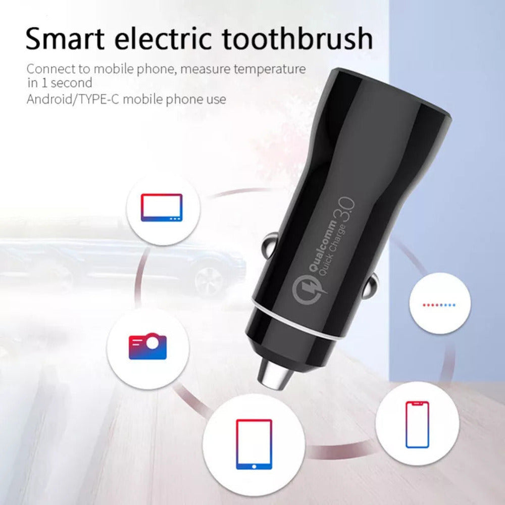 Auto Ladegerät | USB C | USB A | Power Adapter 20W | Schwarz
