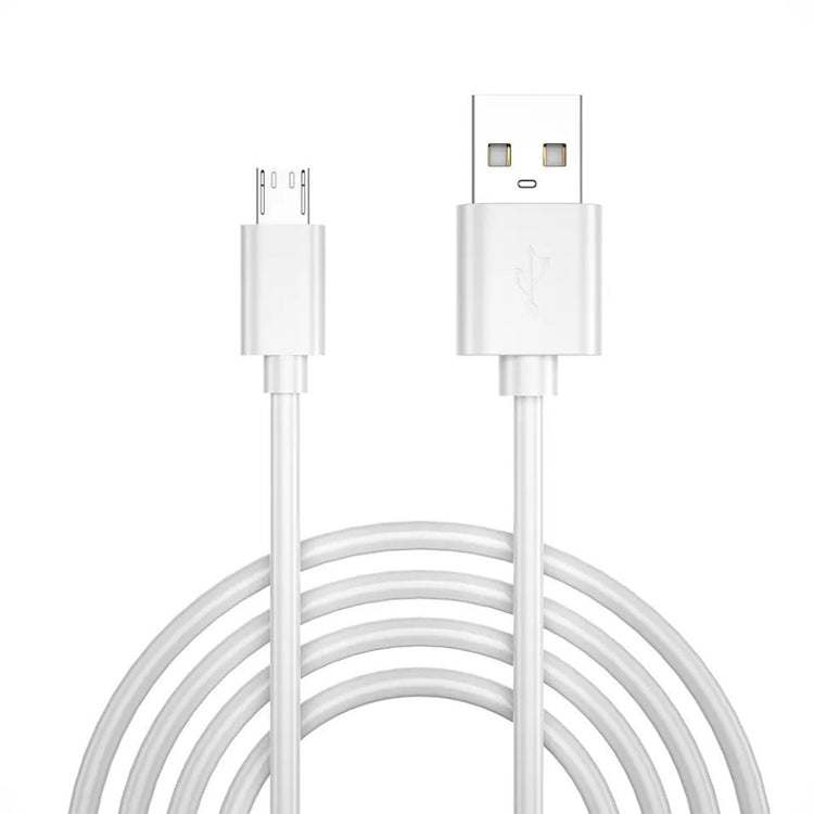 Ladekabel | Micro USB - USB A | Aufladekabel | Weiß