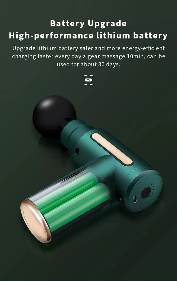 Massage Gun - Hand Massagegerät Elektrisch - Grün