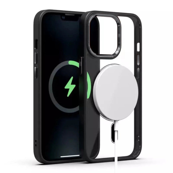 iPhone Hülle - MagSafe Hybrid Clear Case - Rosa