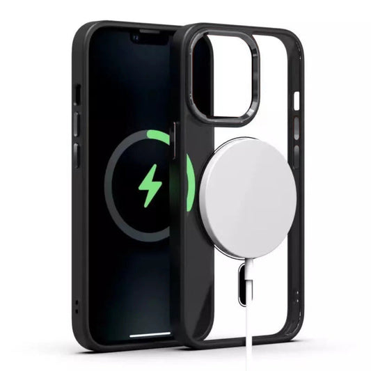 iPhone Hülle - MagSafe Hybrid Clear Case - Rosa