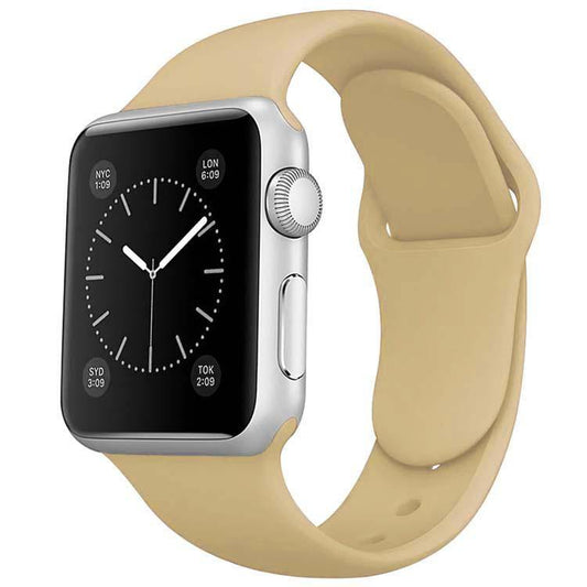 Apple Watch - Silikon Armband - Nussbraun - CITYCASE