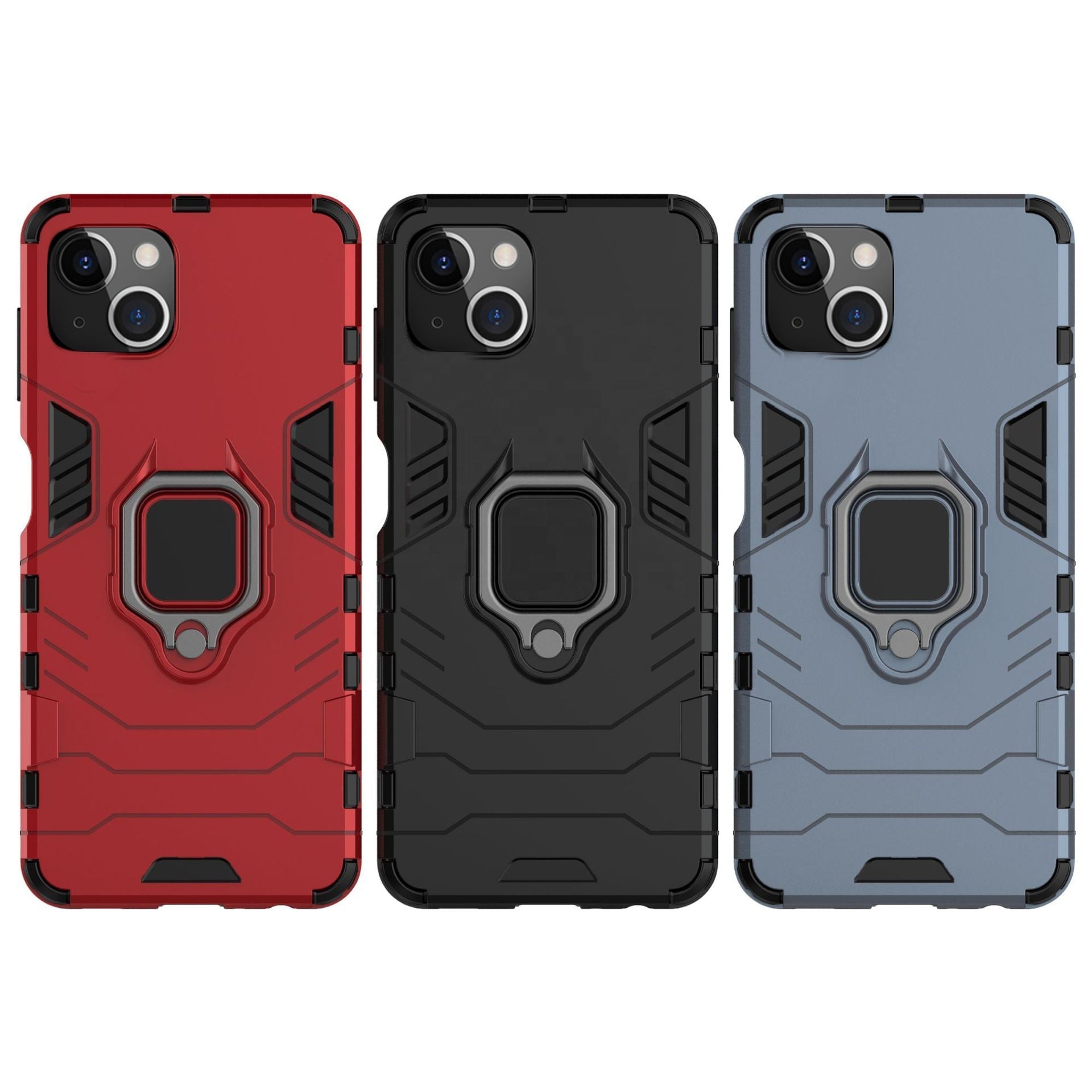 iPhone Hülle - Outdoor Hybrid Case - Rot