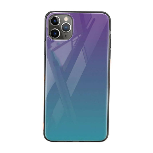 iPhone - Glas Rainbow Case - Grün Blau - CITYCASE