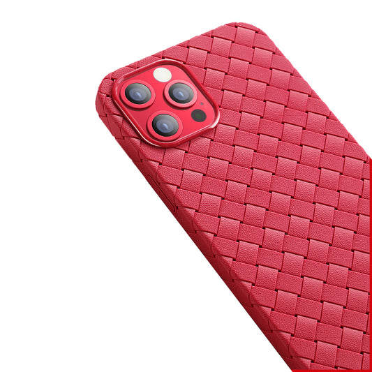 iPhone Hülle - Geflochten TPU Case - Rot