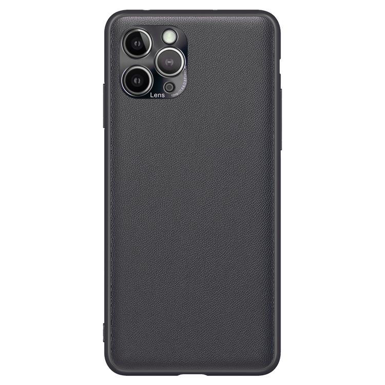iPhone - Leder Lens Case - Schwarz