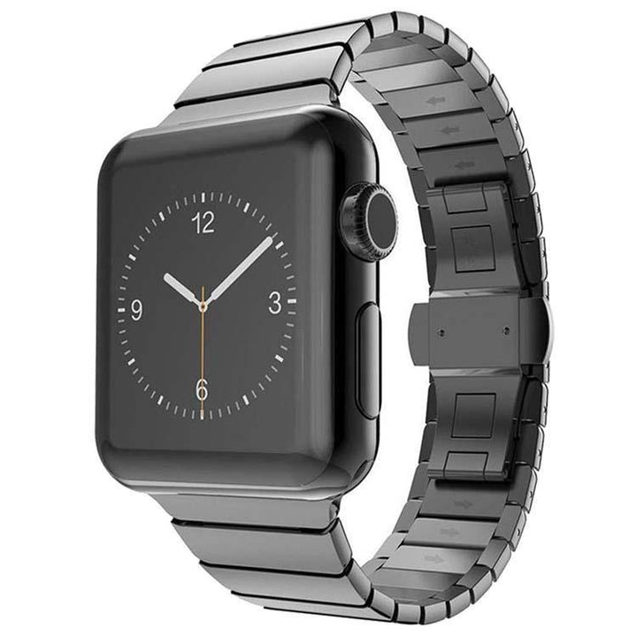 Apple Watch - Premium Edelstahl Armband - Schwarz - CITYCASE