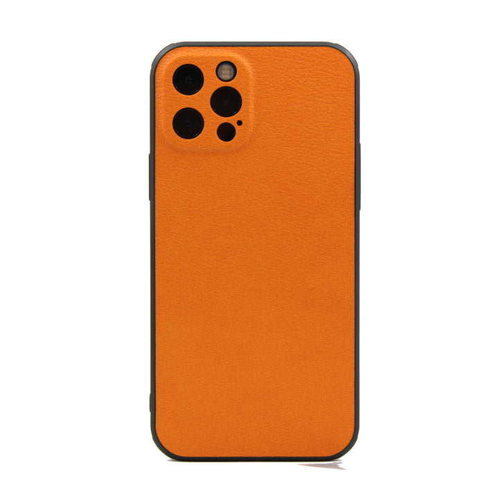 iPhone Hülle - Hirsch Kunstleder Case - Orange