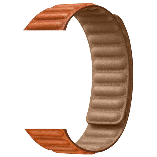 Apple Watch - Kunstleder Magnet Armband - Sienna Braun