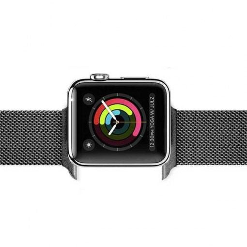 Apple Watch - Edelstahl Mesh Armband - Dunkelgrau