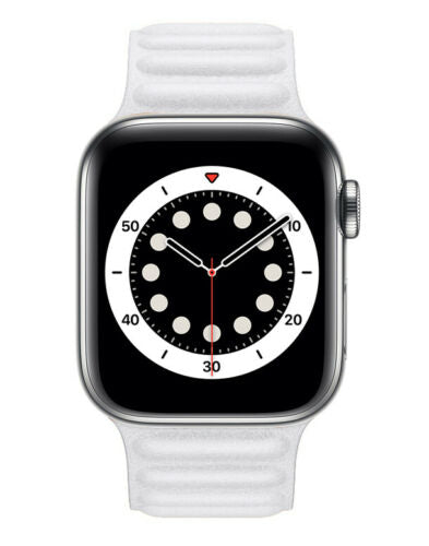 Apple Watch - Leder Magnet Armband - Weiß