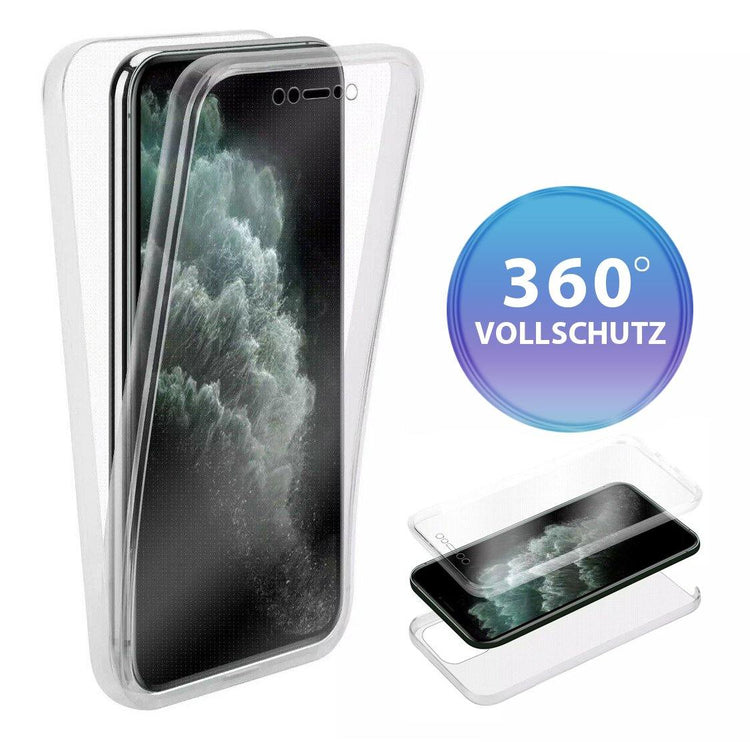 iPhone - 360 Silikon Vollschutz - Transparent - CITYCASE