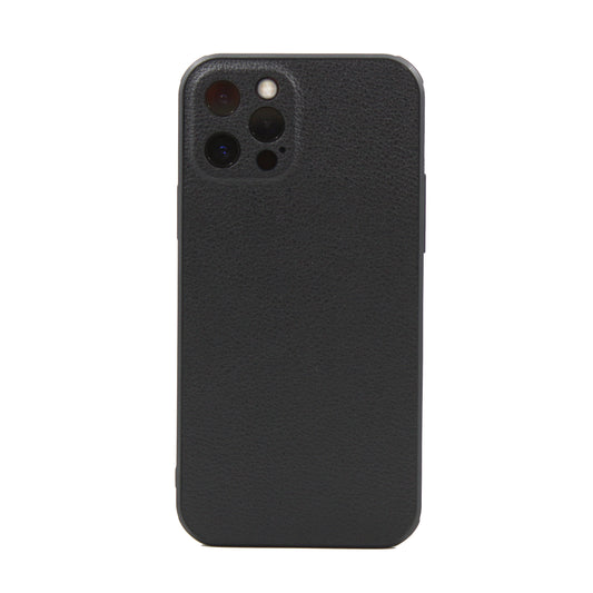 iPhone Hülle - Hirsch Kunstleder Case - Schwarz