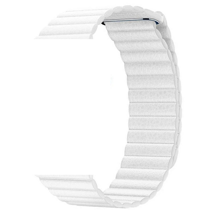Apple Watch - Leder Loop Magnet Armband - Weiß