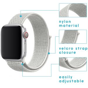 Apple Watch - Nylon Armband - Weiß